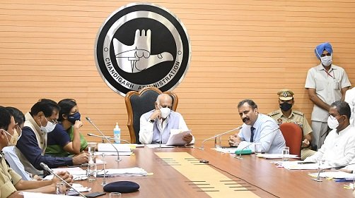 Punjab Governor & Administrator holds Apex Committee Meeting of Tricity