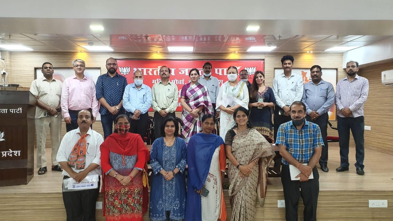 चंडीगढ़ भाजपा की राष्ट्रीय स्वास्थ्य स्वयंसेवक अभियान के तहत तीसरी कार्यशाला का आयोजन