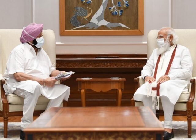 Amrinder meets Modi, seeks repeal of Farm Laws