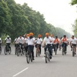 CYCLE RALLY HELD TO MARK INDEPENDENCE DAY FOCUSES ON ENVIRONMENT AND HEALTH ISSUES