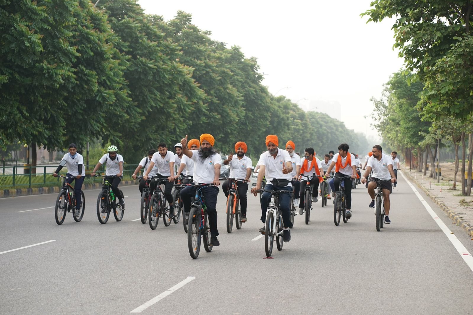 CYCLE RALLY HELD TO MARK INDEPENDENCE DAY FOCUSES ON ENVIRONMENT AND HEALTH ISSUES
