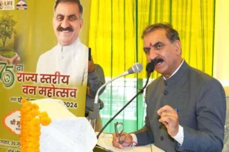 सीएम ने 75 वें राज्य स्तरीय वन महोत्सव का किया शुभारंभ