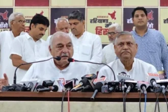 अक्तूबर चार, बीजेपी हरियाणा से बाहर - हुड्डा
