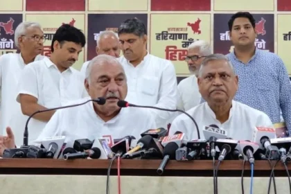 अक्तूबर चार, बीजेपी हरियाणा से बाहर - हुड्डा