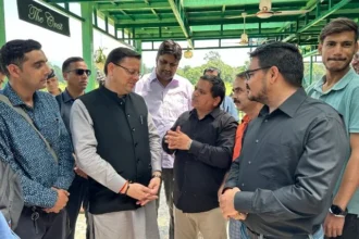 पत्रकारों ने की सीएम धामी से मुलाकात