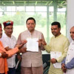 पुरोला के प्रतिनिधिमंडल ने की सीएम धामी से मुलाकात