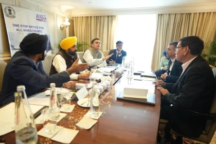 प्रमुख उद्योगपतियों ने की सीएम मान से मुलाकात