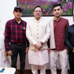 बैडमिंटन खिलाड़ी लक्ष्य सेन ने की सीएम से मुलाकात