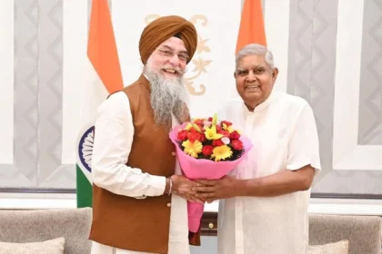 स्पीकर संधवां ने की उपराष्ट्रपति से मुलाकात