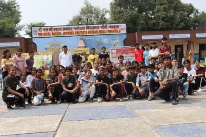 पीएम श्री जवाहर नवोदय विद्यालय मौली में कला पेंटिंग वर्कशॉप आयोजित