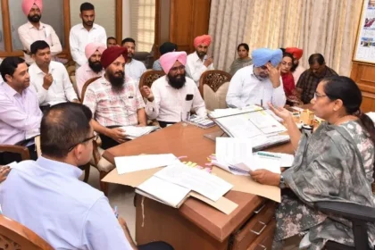 मंत्री ने की एस.सी./बी.सी. शिक्षक यूनियन पंजाब के साथ मीटिंग