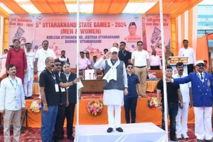 मुख्यमंत्री ने किया 5 वें राज्य ओलंपिक खेलों का शुभारंभ