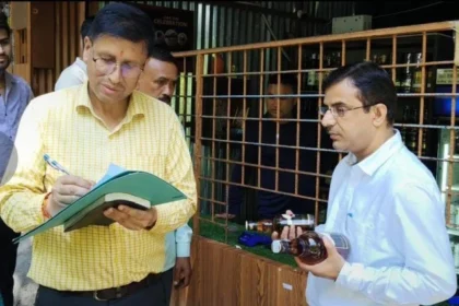 सीएम के निर्देश पर शराब के ठेकों पर ताबड़तोड़ छापेमारी