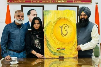 डिप्टी स्पीकर ने किया प्रतिभाशाली चित्रकार का सम्मान