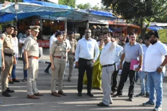 डीसी ने लिया नवरात्र मेले की तैयारियों का जायजा