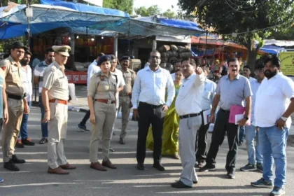 डीसी ने लिया नवरात्र मेले की तैयारियों का जायजा