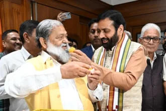 विज सहित मंत्रियों को मुख्यमंत्री ने करवाया पदभार ग्रहण