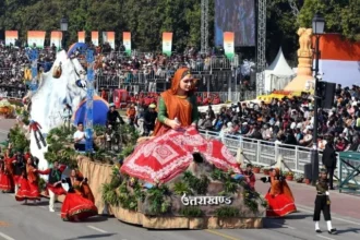 गणतंत्र दिवस परेड में उत्तराखंड की झांकी को मिला तीसरा स्थान