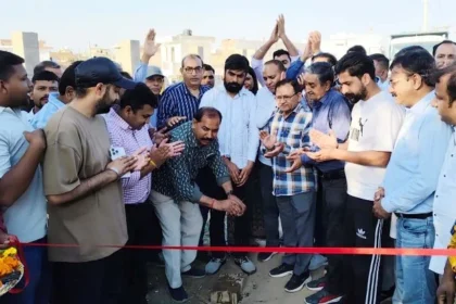 टांगरी बांध रोड को चौड़ा करने का कार्य प्रारंभ