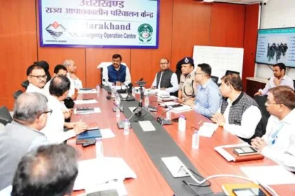 मुख्य सचिव ने आपदा प्रबंधन विभाग की समीक्षा की