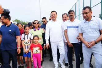 "एक विरासत-एक संकल्प" कार्यक्रम में आयोजित हुई मैराथन