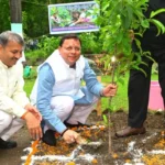 सीएम धामी ने वृक्षारोपण कर दिया जनभागीदारी का आह्वान