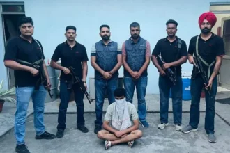 एजीटीएफ की कार्रवाई: .32 बोर पिस्तौल और छह कारतूस बरामद