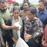 नूर शाह गांव में कैबिनेट मंत्री ने किया राहत कार्यों का जायज़ा