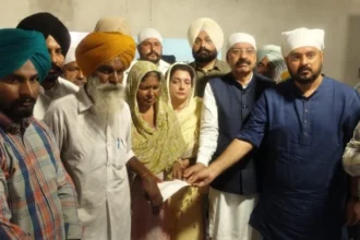 पंजाब सरकार की ओर से शहीद को दी गई भावभीनी श्रद्धांजलि