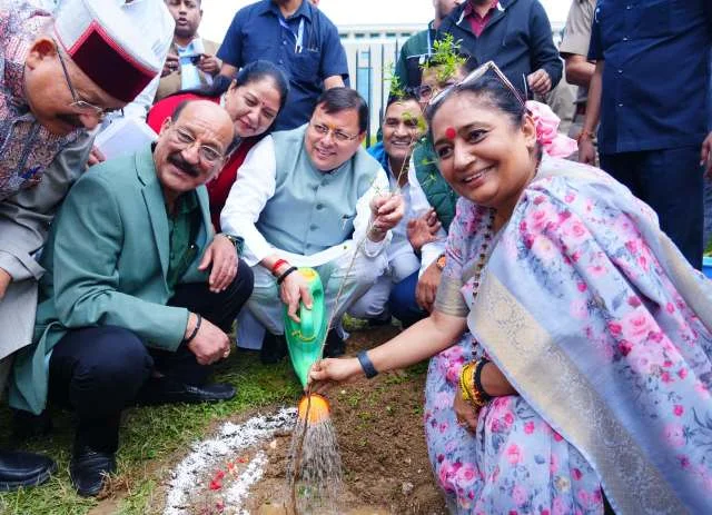 भराड़ीसैंण में धामी-खंडूरी ने लगाया पर्यावरण संरक्षण का संदेश