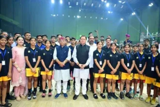 28 राज्यों की 54 टीमों के एक हजार खिलाड़ी बास्केटबॉल चैंपियनशिप में उतरे मैदान पर