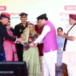 लैंसडाउन में आयोजित शहीद सम्मान समारोह में पहुंचे मुख्यमंत्री धामी