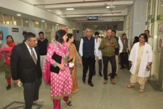 सिविल अस्पताल पंचकूला में ईएनटी, नेत्र, आर्थोपेडिक व गाइनी वार्ड का ACS ने किया दौरा
