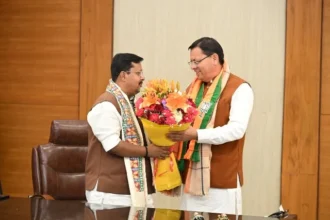 भाजपा के नए राष्ट्रीय अध्यक्ष से मिले मुख्यमंत्री धामी