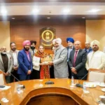 कनाडा के उच्च स्तरीय प्रतिनिधिमंडल से वित्त मंत्री चीमा की मुलाकात