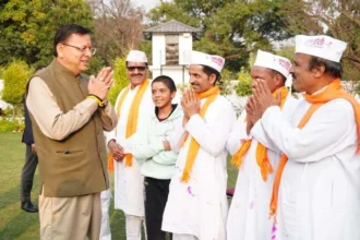 कुमाऊँ की सांस्कृतिक छटा से सराबोर हुआ मुख्यमंत्री आवास