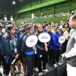 सीएम धामी ने टेबल टेनिस खेलकर खिलाड़ियों का उत्साहवर्धन किया