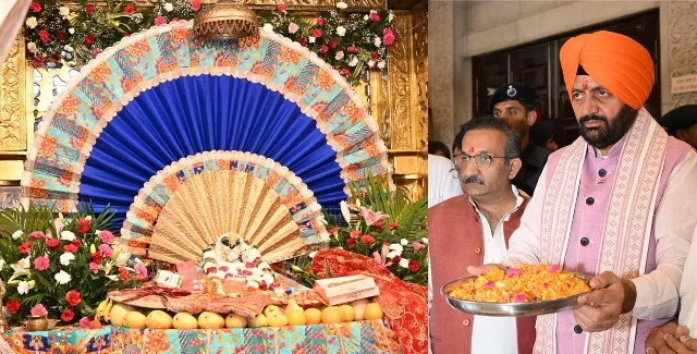 बाबा गुरिंदर सिंह ढिल्लों से शिष्टाचार भेंट कर मुख्यमंत्री ने प्राप्त किया मार्गदर्शन