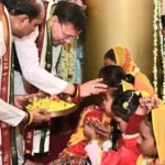 माँ राजेश्वरी के अभिषेक के साथ सीएम ने प्रदेश की समृद्धि की कामना की