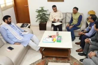 फ्लिपकार्ट के सीईओ कृष्णमूर्ति ने मुख्यमंत्री सैनी से हरियाणा भवन में की शिष्टाचार भेंट