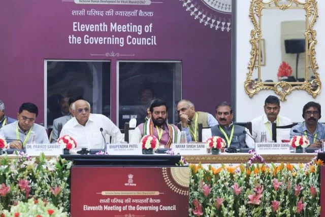 मुख्यमंत्री ने नीति आयोग की 11वीं बैठक में हरियाणा का प्रतिनिधित्व किया