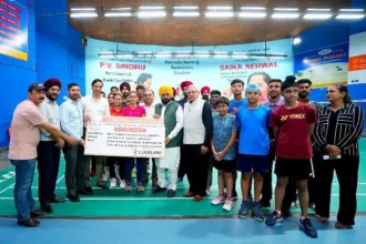 सब-जूनियर राष्ट्रीय बैडमिंटन चैंपियनशिप की तैयारियों का मुख्यमंत्री ने लिया जायजा