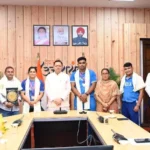 ग्लासगो में शानदार प्रदर्शन करने वाले खिलाड़ियों और प्रशिक्षकों को मिला सम्मान