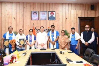 ग्लासगो में शानदार प्रदर्शन करने वाले खिलाड़ियों और प्रशिक्षकों को मिला सम्मान