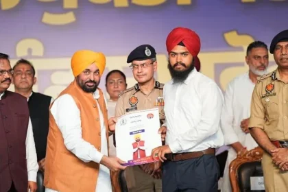 साढ़े चार साल में पुलिस बल में शामिल हुए 13,092 जवान - भगवंत मान