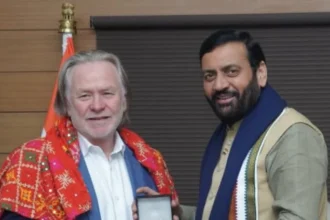 ऑस्ट्रेलिया के हाई कमिश्नर फिलिप ग्रीन ने सीएम सैनी से की मुलाकात