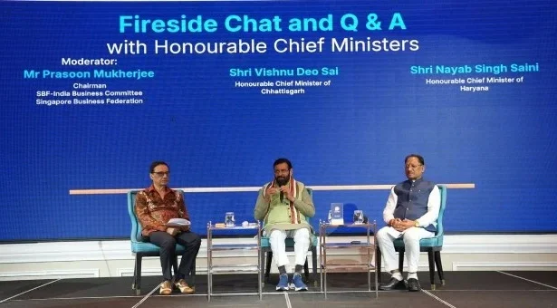 सिंगापुर के SING फोरम में सीएम सैनी ने हरियाणा की निवेश संभावनाएं गिनाईं